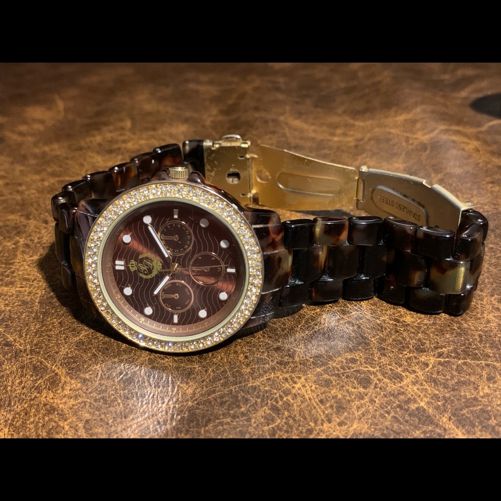 Premier Design Tortoise Shell Timepiece/Watch - image 1